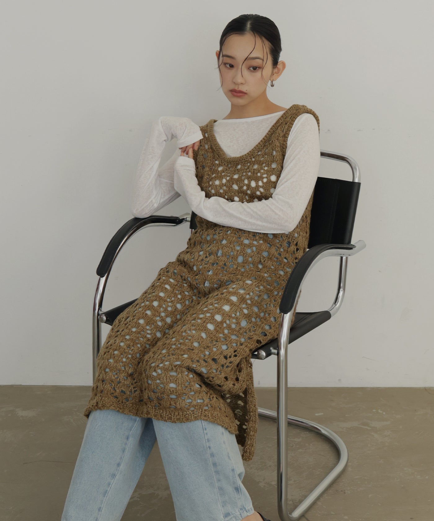 メッシュニットワンピース – hellam