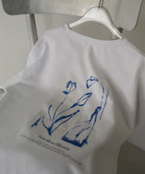 【hellam×pinmyself】フラワーアートTシャツ