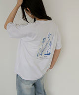 【hellam×pinmyself】フラワーアートTシャツ