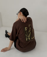 【hellam×pinmyself】フラワーアートTシャツ