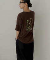 【hellam×pinmyself】フラワーアートTシャツ