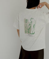 【hellam×pinmyself】フラワーアートTシャツ