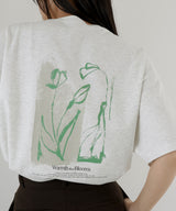 【hellam×pinmyself】フラワーアートTシャツ
