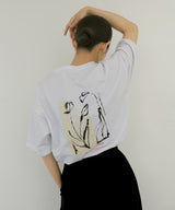 【hellam×pinmyself】フラワーアートTシャツ
