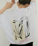 【hellam×pinmyself】フラワーアートTシャツ