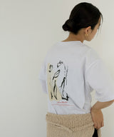 【hellam×pinmyself】フラワーアートTシャツ