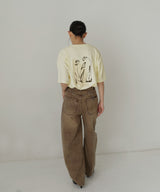 【hellam×pinmyself】フラワーアートTシャツ