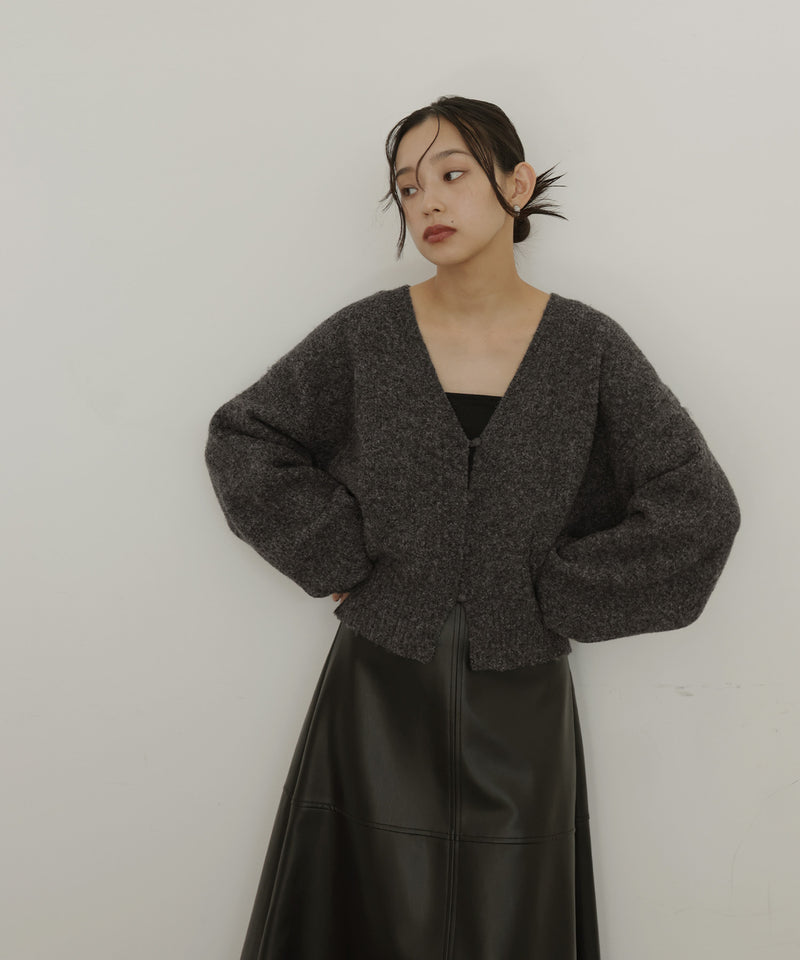 【12月上旬入荷】チョーカー付きニットカーディガン