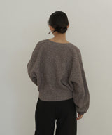 【12月上旬入荷】チョーカー付きニットカーディガン