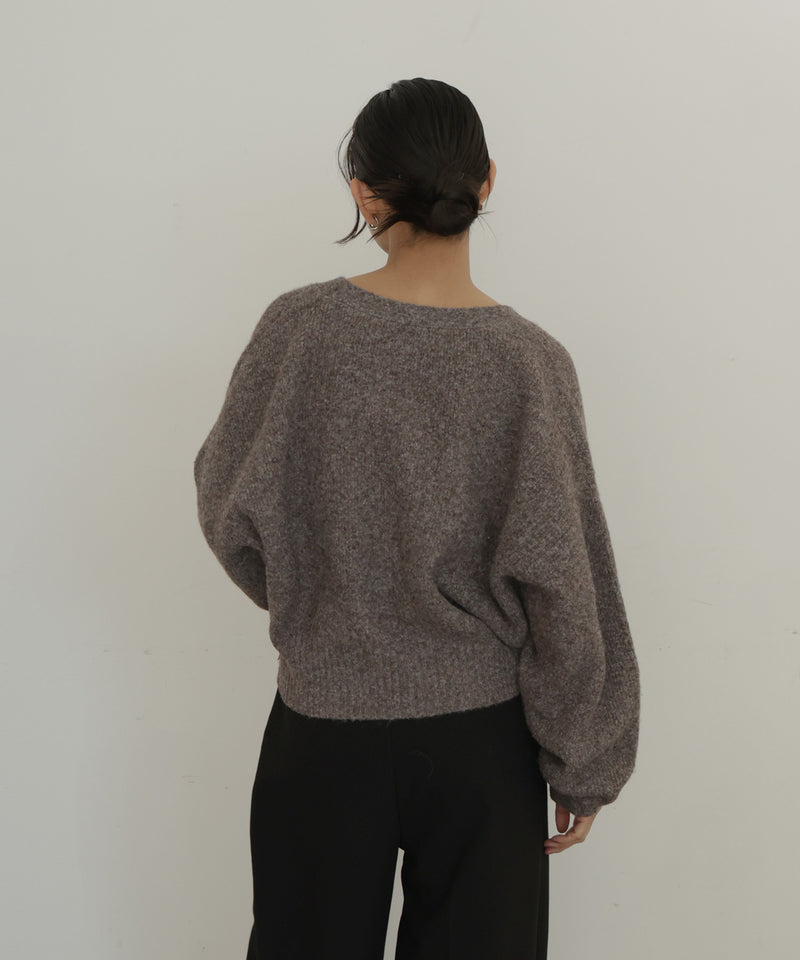 【12月上旬入荷】チョーカー付きニットカーディガン