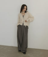 【12月上旬入荷】チョーカー付きニットカーディガン