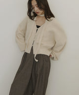 【12月上旬入荷】チョーカー付きニットカーディガン