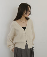 【12月上旬入荷】チョーカー付きニットカーディガン