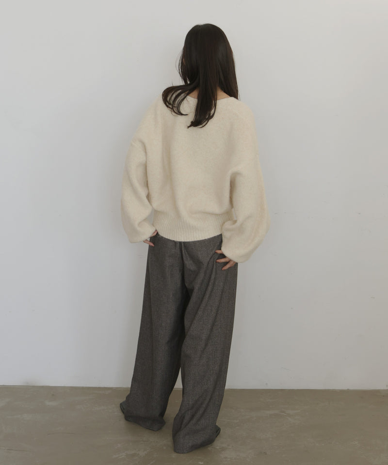 【12月上旬入荷】チョーカー付きニットカーディガン