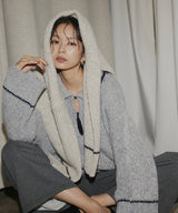 配色ミックスポロニット