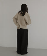 ニュアンスメタルボタンニットカーディガン