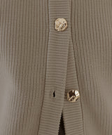 ニュアンスメタルボタンニットカーディガン