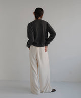 フロントギャザーニットカーディガン