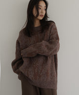 ジャガードニットプルオーバー