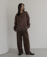 ジャガードニットプルオーバー