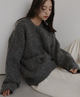 ジャガードニットプルオーバー