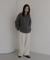 ジャガードニットプルオーバー