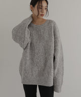 ジャガードニットプルオーバー