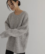 ジャガードニットプルオーバー