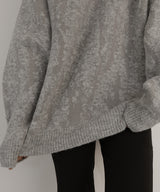 ジャガードニットプルオーバー