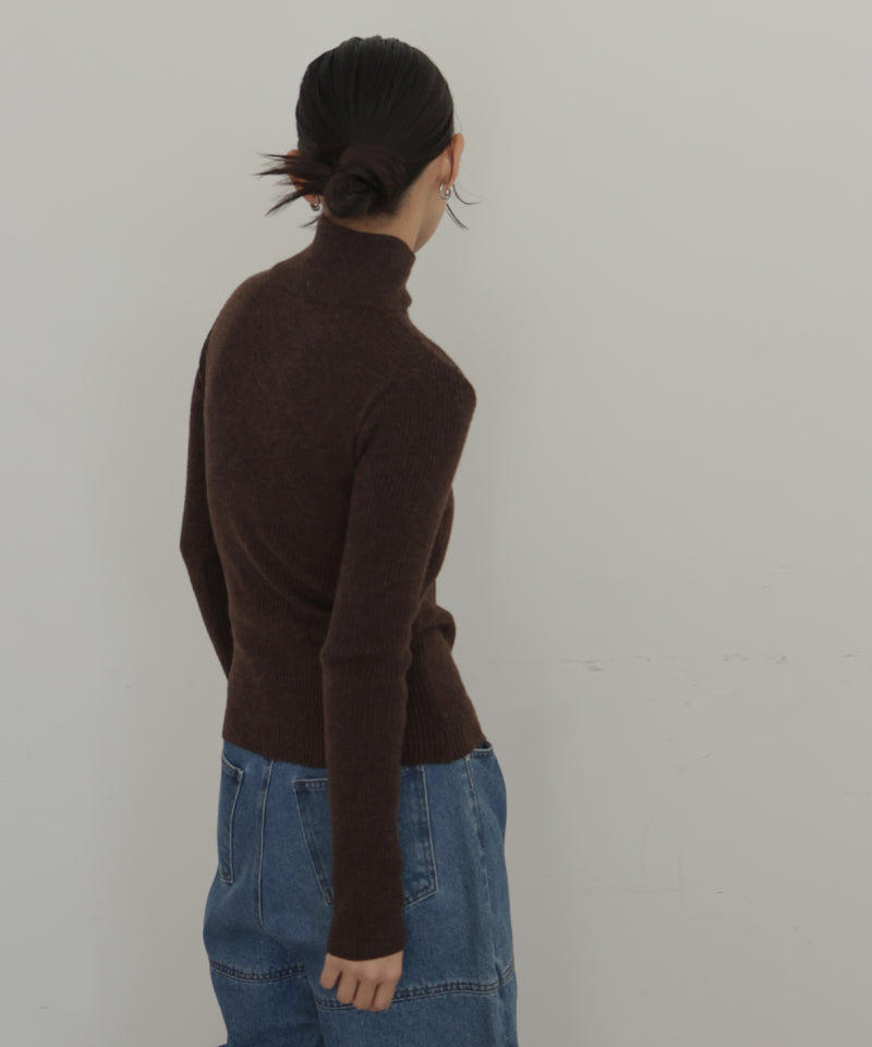 【12月上旬入荷】レイヤード風デザインニットプルオーバー