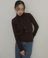 【12月上旬入荷】レイヤード風デザインニットプルオーバー