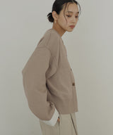 シャツ切り替えカーディガン