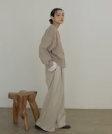 シャツ切り替えカーディガン