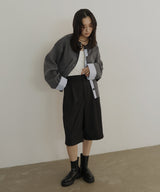 シャツ切り替えカーディガン