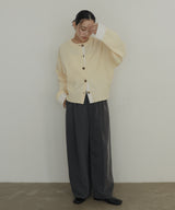 シャツ切り替えカーディガン