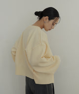 シャツ切り替えカーディガン