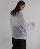 透かし編みルーズニット