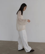 透かし編みルーズニット