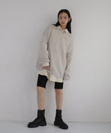 透かし編みルーズニット