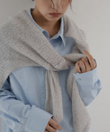 透かし編みルーズニット