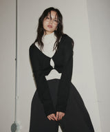 【12月中旬予約商品】ショートニットカーディガン