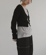 【12月中旬予約商品】ショートニットカーディガン