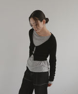 【12月中旬予約商品】ショートニットカーディガン