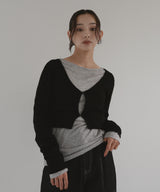 【12月中旬予約商品】ショートニットカーディガン