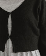 【12月中旬予約商品】ショートニットカーディガン