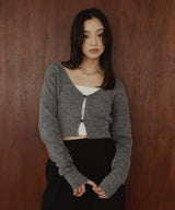 【12月中旬予約商品】ショートニットカーディガン