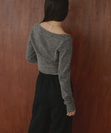 【12月中旬予約商品】ショートニットカーディガン