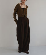 【12月中旬予約商品】ショートニットカーディガン