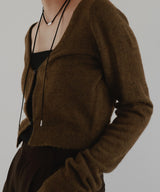 【12月中旬予約商品】ショートニットカーディガン