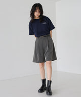 配色刺繍ロゴTシャツ
